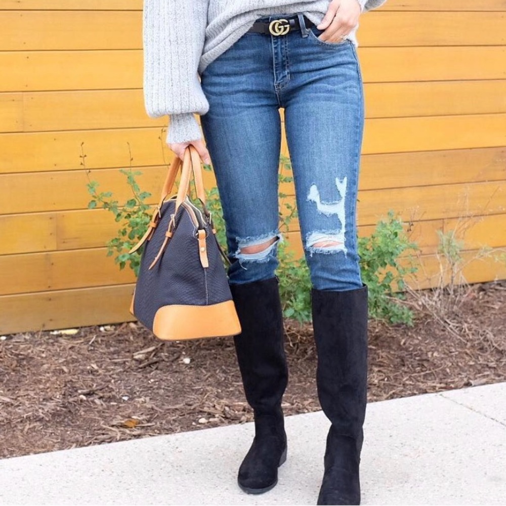 Black boots